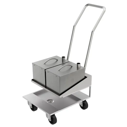 Electrolux Chariot avec 2 réservoirs pour collecteur de graisse Electrolux Chariot avec 2 réservoirs pour collecteur de graisse
