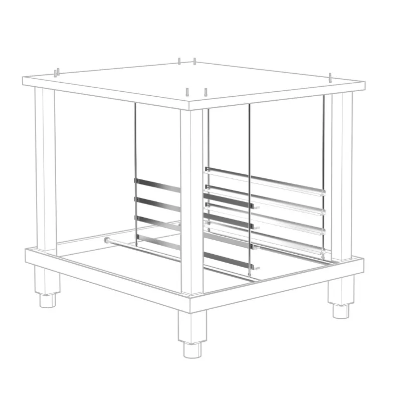 Electrolux Support glissières pour base de four 6 et 10 GN 1/1 pour base démontée