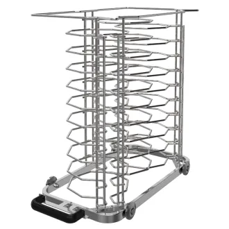 Electrolux Structure banquet mobile avec roulettes 10 GN1/1 - 23 assiettes au pas de 85 mm