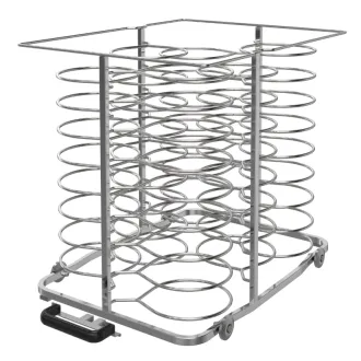 Electrolux Structure banquet mobile avec roulettes 10 GN2/1 - 51 assiettes au pas de 75 mm
