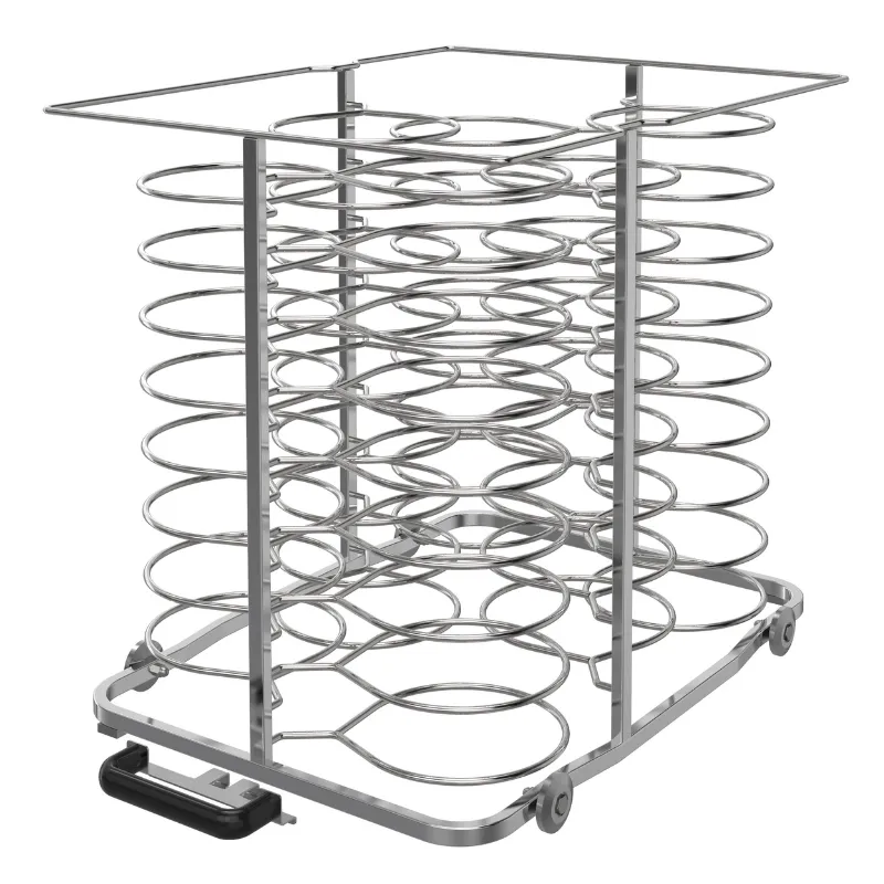 Electrolux Structure banquet mobile avec roulettes 10 GN2/1 - 51 assiettes au pas de 75 mm