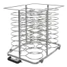 Electrolux Structure banquet mobile avec roulettes 10 GN2/1 - 51 assiettes au pas de 75 mm