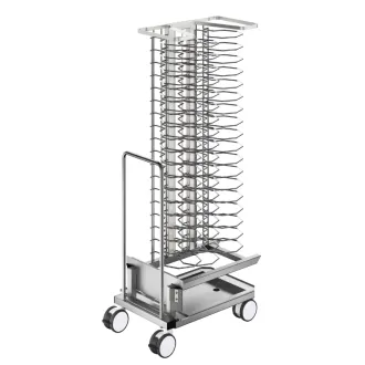 Electrolux Structure banquet avec support de 54 assiettes pour fours 20 GN 1/1 et congélateur à air pulsé, pas de 74 mm