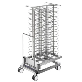 Electrolux Structure banquet mobile avec roulettes 20 gn2/1 - 92 assiettes au pas de 85 mm