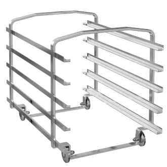 Electrolux Structure mobile avec roulettes 5 niveaux 600x400 au pas de 80 mm pour four 6 GN1/1