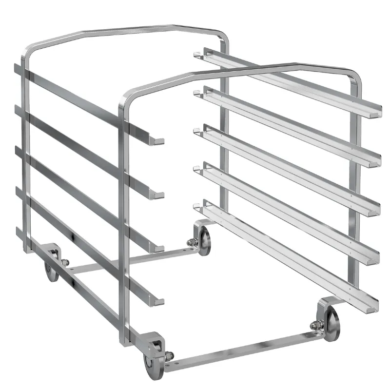 Electrolux Structure mobile avec roulettes 5 niveaux 600x400 au pas de 80 mm pour four 6 GN1/1