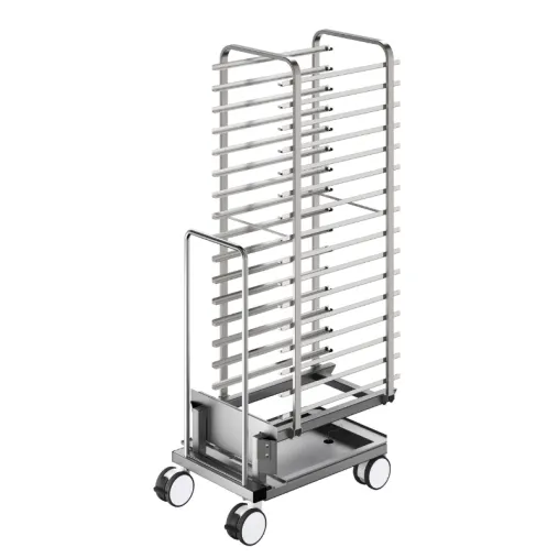 Electrolux Chariot de boulangerie/pâtisserie avec support de grilles 600x400mm pour fours 20 GN 1/1 et congélateur à air pulsé Electrolux Chariot de boulangerie/pâtisserie avec support de grilles 600x400mm pour fours 20 GN 1/1 et congélateur à air pulsé