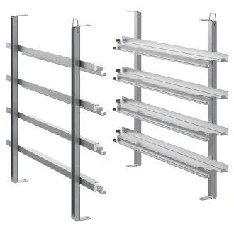 Electrolux Structure fixe pour four 6 GN1/1 au format mixte : Gn et 600x400mm (4 niveaux)