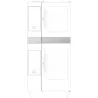Electrolux Kit de superposition pour fours professionnels SkyLine gaz