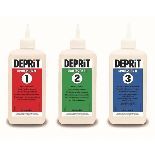 Kreussler DEPRIT SET 1 À 3 Kit de détachage professionnel Kreussler DEPRIT SET 1 À 3 Kit de détachage professionnel