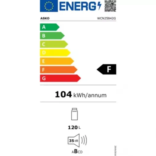 Asko WCN25842GCHR Critère Énergétique
