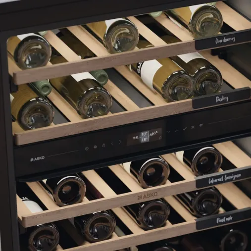 Asko WCN25842GCHR Jusqu'à 38 bouteilles de vin