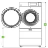 Schulthess 51156 Socle de réhausse pour D325 hauteur 320mm