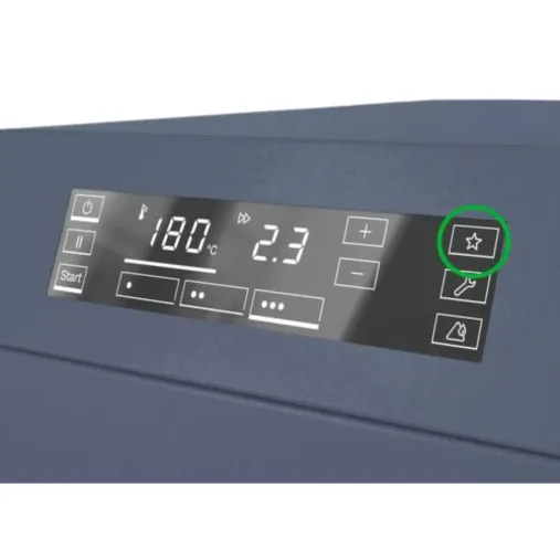 Miele PRI 217 Repasseuse Professionnelle Bouton de commande Programme favori