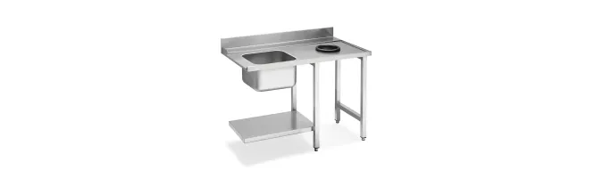 Tables et Mobilier de Plonge Professionnels – Équipement Inox pour Cuisine